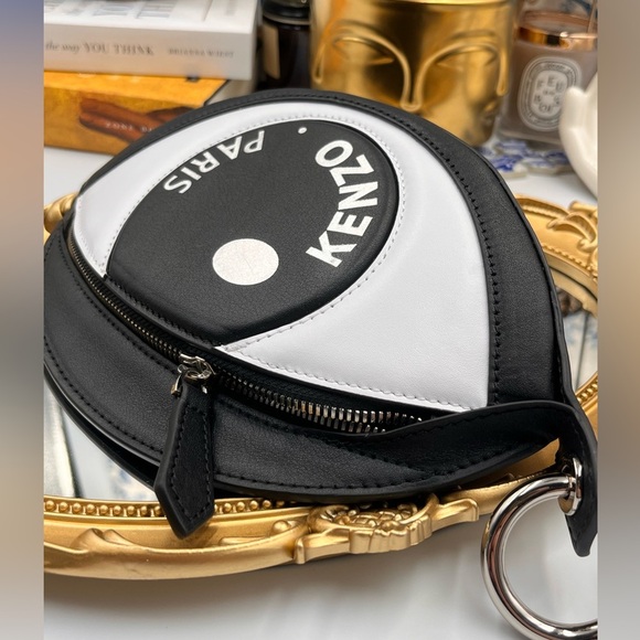 🆕 KENZO 🧿 NWOT Kontact Eye  Leather Clip Pouch - Picture 10 of 16